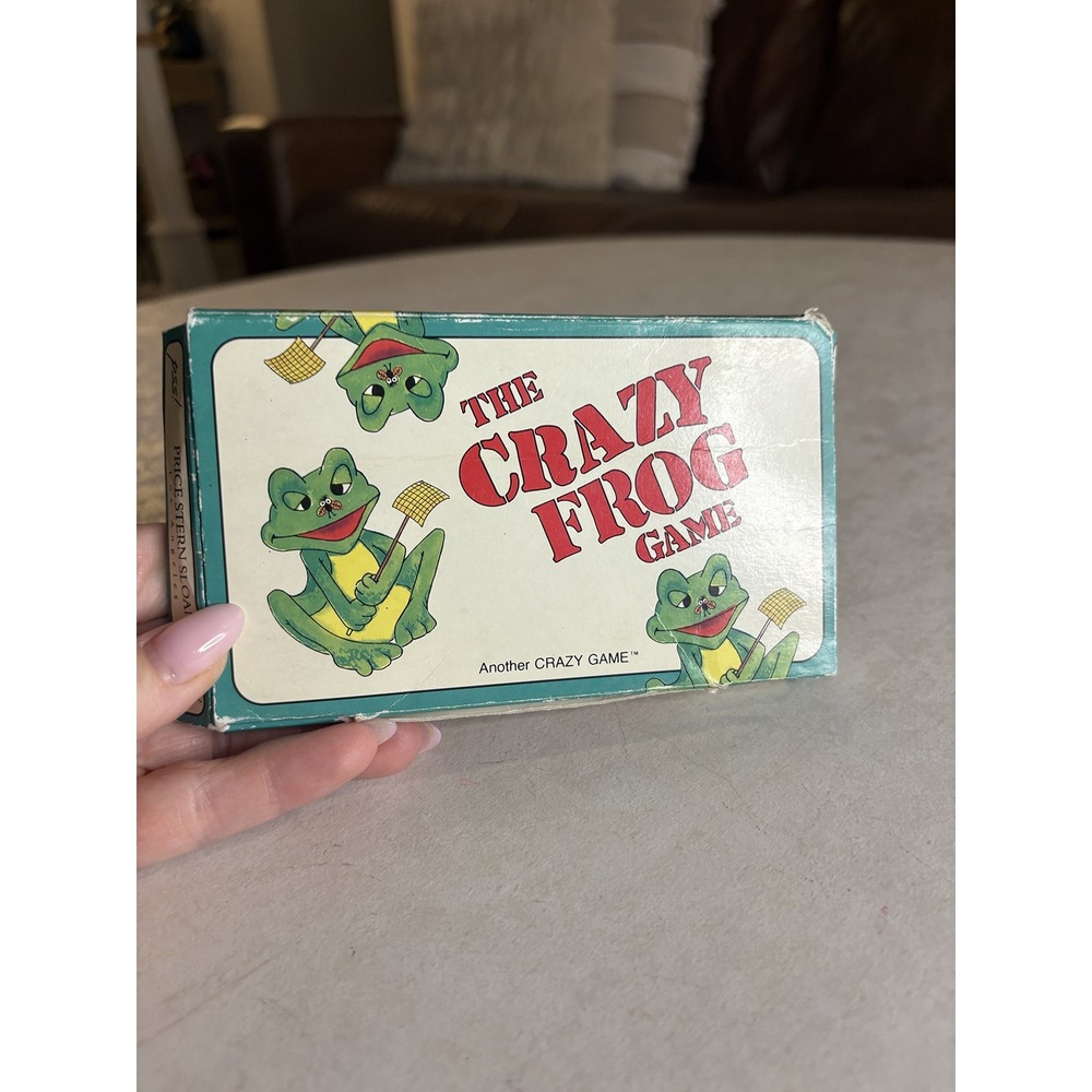 Vintage The Crazy Frog Game Price Stern Sloan 9 Card Edge Matching Puzzle 1980s